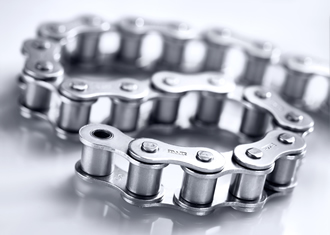 Always dry - stainless steel chains
